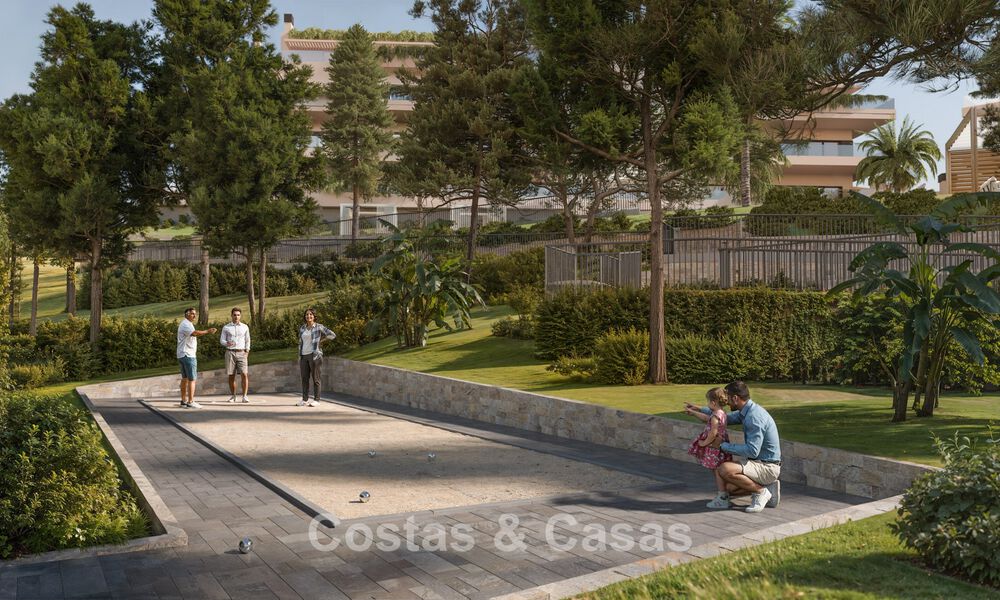Elegantes apartamentos de obra nueva con sublimes vistas al mar en venta en Mijas Costa, Costa del Sol 775383