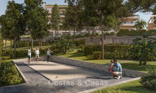 Elegantes apartamentos de obra nueva con sublimes vistas al mar en venta en Mijas Costa, Costa del Sol 775383 
