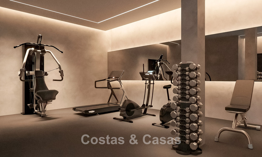 Sofisticada villa de diseño con magníficas vistas al mar en venta en El Madroñal, Benahavis - Marbella 775234