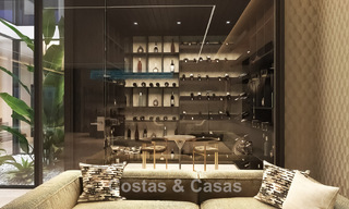 Sofisticada villa de diseño con magníficas vistas al mar en venta en El Madroñal, Benahavis - Marbella 775236 