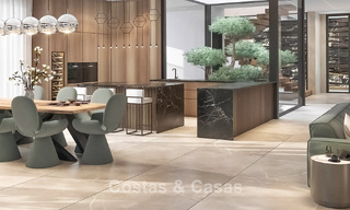 Sofisticada villa de diseño con magníficas vistas al mar en venta en El Madroñal, Benahavis - Marbella 775242 