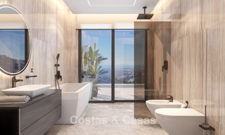 Sofisticada villa de diseño con magníficas vistas al mar en venta en El Madroñal, Benahavis - Marbella 775249 