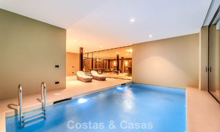 Sofisticada villa de diseño con magníficas vistas al mar en venta en El Madroñal, Benahavis - Marbella 795619 