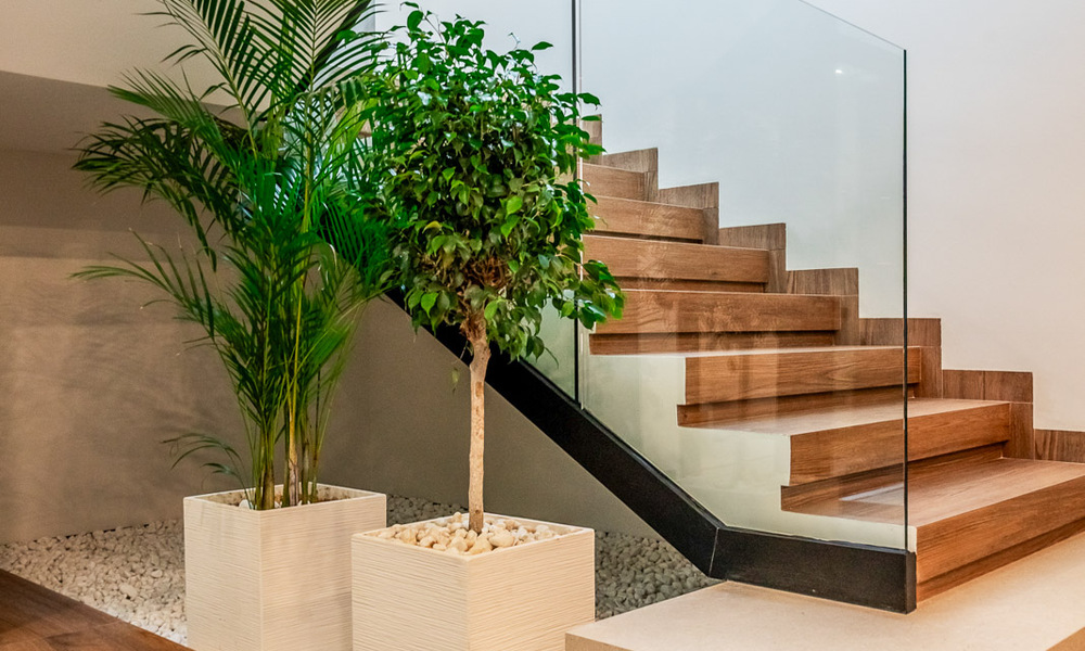 Sofisticada villa de diseño con magníficas vistas al mar en venta en El Madroñal, Benahavis - Marbella 795653