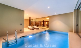 Sofisticada villa de diseño con impresionantes vistas al mar en venta en El Madroñal, Benahavis - Marbella 796839 
