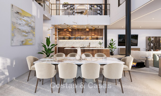 Impresionante villa moderna de nueva construcción con impresionantes vistas en venta en el exclusivo El Madroñal, Benahavis - Marbella 775278 