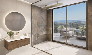 Impresionante villa moderna de nueva construcción con impresionantes vistas en venta en el exclusivo El Madroñal, Benahavis - Marbella 775287 