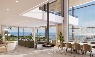 Obra maestra arquitectónica con fenomenales vistas al mar en venta en El Madroñal, Benahavis - Marbella 775301 