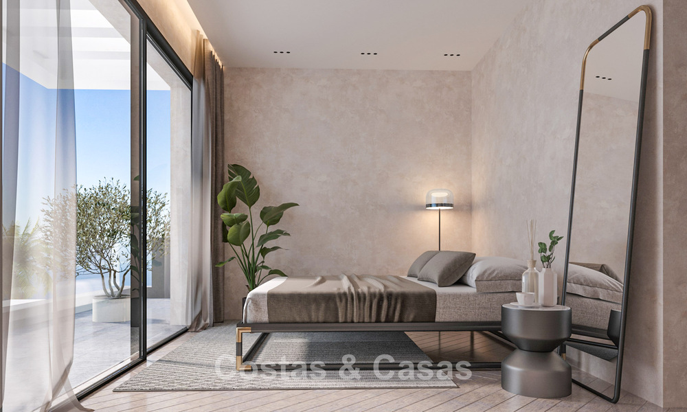Nuevo en el mercado. Elegantes apartamentos boutique en venta a poca distancia de la playa en el oeste de Estepona 775429