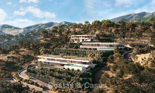 Villa de diseño en venta, rodeada de exuberante vegetación, en una prestigiosa comunidad cerrada en Benahavis - Marbella 775390 