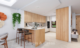 Nuevas casas adosadas de 3 dormitorios en venta en un prestigioso resort de golf en Mijas, Costa del Sol 775391 