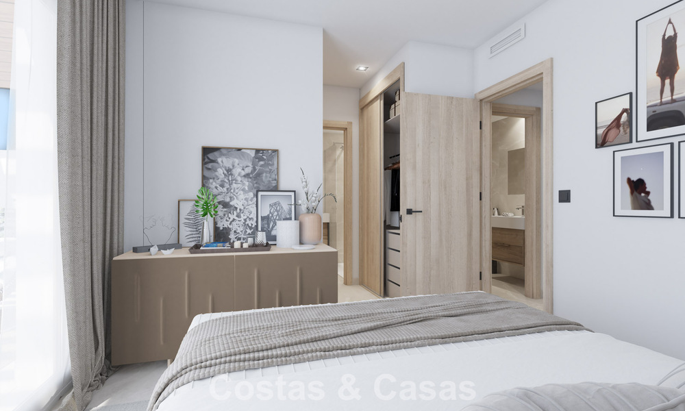 Nuevas casas adosadas de 3 dormitorios en venta en un prestigioso resort de golf en Mijas, Costa del Sol 775392