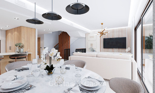 Nuevas casas adosadas de 3 dormitorios en venta en un prestigioso resort de golf en Mijas, Costa del Sol 775393 