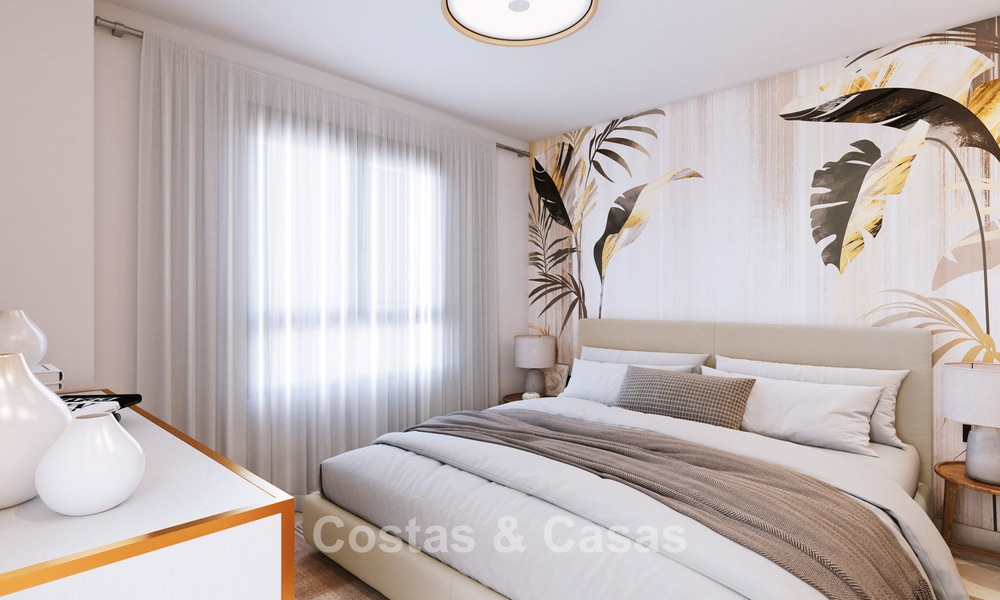 Nuevas casas adosadas de 3 dormitorios en venta en un prestigioso resort de golf en Mijas, Costa del Sol 775397
