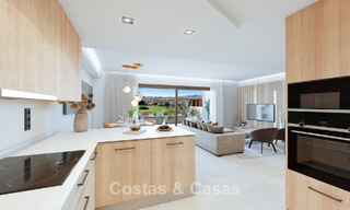 Nuevas casas adosadas de 3 dormitorios en venta en un prestigioso resort de golf en Mijas, Costa del Sol 775398 