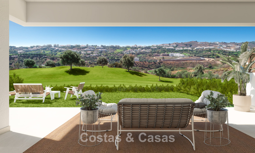 Nuevas casas adosadas de 3 dormitorios en venta en un prestigioso resort de golf en Mijas, Costa del Sol 775411