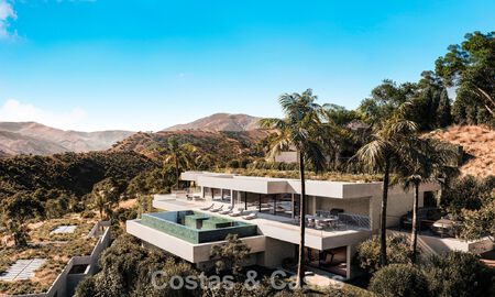 Preciosa villa contemporánea de estilo mediterráneo en venta en un complejo residencial cerrado en Benahavis - Marbella 775526