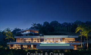 Preciosa villa contemporánea de estilo mediterráneo en venta en un complejo residencial cerrado en Benahavis - Marbella 775527 