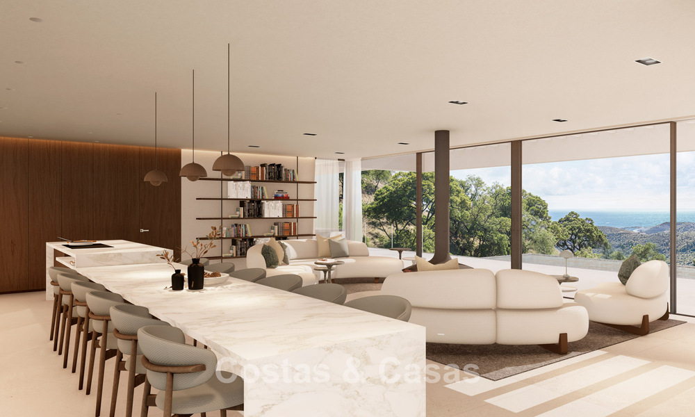 Preciosa villa contemporánea de estilo mediterráneo en venta en un complejo residencial cerrado en Benahavis - Marbella 775529