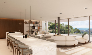 Preciosa villa contemporánea de estilo mediterráneo en venta en un complejo residencial cerrado en Benahavis - Marbella 775529 