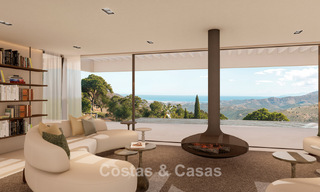 Preciosa villa contemporánea de estilo mediterráneo en venta en un complejo residencial cerrado en Benahavis - Marbella 775531 