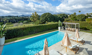 Lujosa villa de estilo moderno en venta, junto al campo de golf en Nueva Andalucía, Marbella 775547 