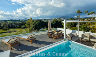 Lujosa villa de estilo moderno en venta, junto al campo de golf en Nueva Andalucía, Marbella 775557 