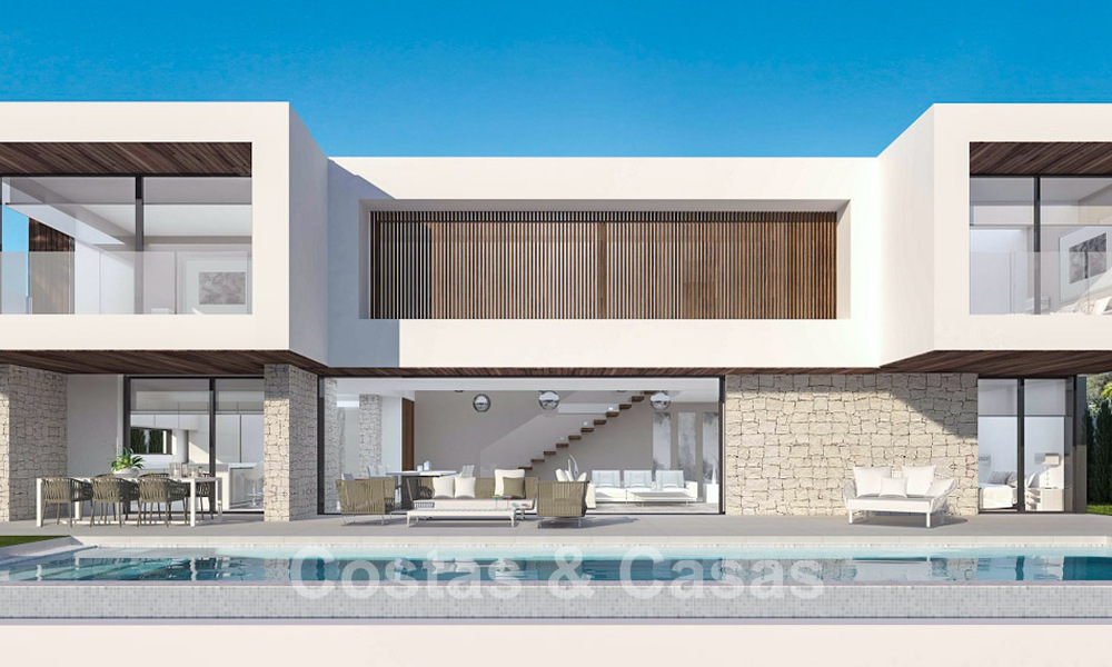Villa contemporánea de nueva construcción en venta en un complejo de golf en Mijas en la Costa del Sol 775624
