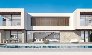Villa contemporánea de nueva construcción en venta en un complejo de golf en Mijas en la Costa del Sol 775624 
