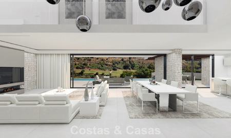 Villa contemporánea de nueva construcción en venta en un complejo de golf en Mijas en la Costa del Sol 775625