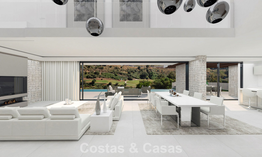 Villa contemporánea de nueva construcción en venta en un complejo de golf en Mijas en la Costa del Sol 775625