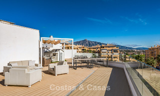 Ático contemporáneo con gran solárium en venta en un complejo moderno en San Pedro, Marbella 775809 