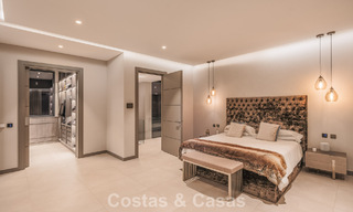 Villa modernista de lujo con vistas al mar en venta en la exclusiva y segura zona de El Madroñal, Marbella - Benahavis 775886 