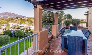 Impresionante ático con vistas panorámicas en venta en complejo cerrado de Marbella - Benahavis 775874 