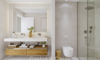 Apartamentos sostenibles nuevos con vistas al mar en venta cerca de la playa en Estepona Oeste 775815 