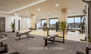 Apartamentos sostenibles nuevos con vistas al mar en venta cerca de la playa en Estepona Oeste 775823 