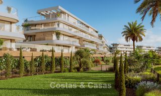 Apartamentos sostenibles nuevos con vistas al mar en venta cerca de la playa en Estepona Oeste 775826 