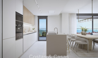 Apartamentos sostenibles nuevos con vistas al mar en venta cerca de la playa en Estepona Oeste 775832 