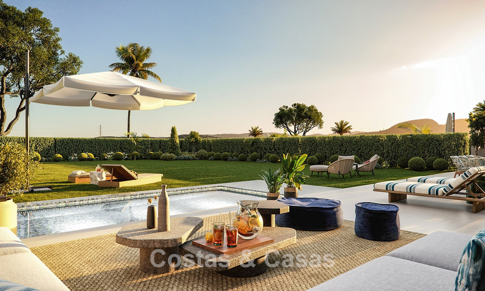 Elegantes apartamentos sobre plano en venta a pocos pasos de una laguna artificial en la Costa del Sol 776169