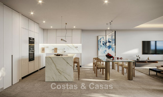 Elegantes apartamentos sobre plano en venta a pocos pasos de una laguna artificial en la Costa del Sol 776172 