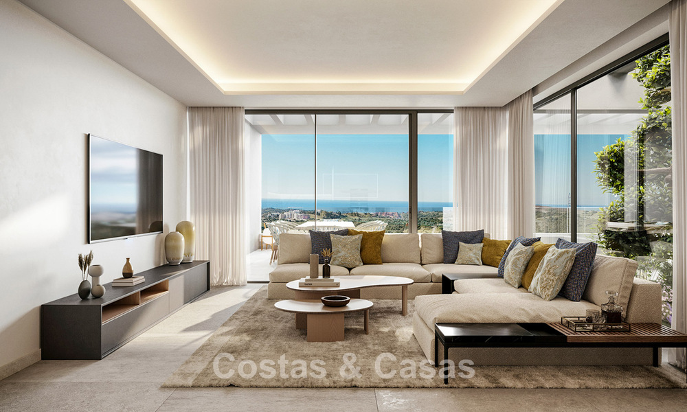 Elegantes apartamentos sobre plano en venta a pocos pasos de una laguna artificial en la Costa del Sol 776173