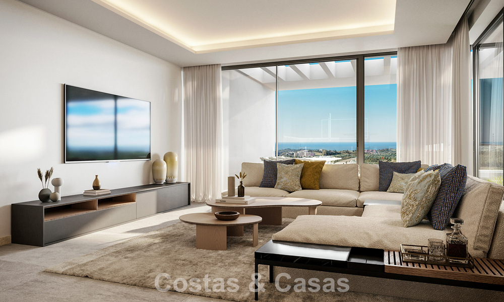 Elegantes apartamentos sobre plano en venta a pocos pasos de una laguna artificial en la Costa del Sol 776174