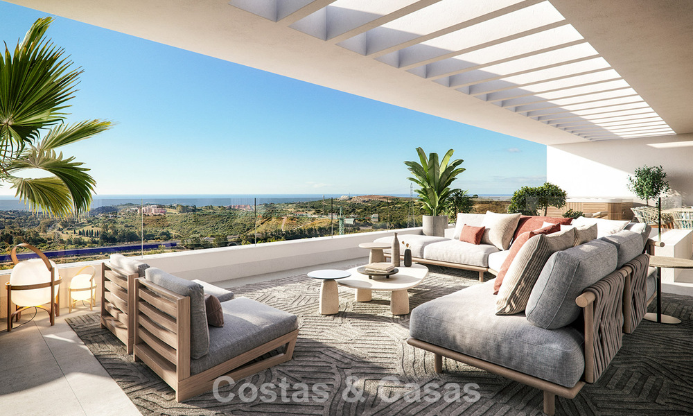 Elegantes apartamentos sobre plano en venta a pocos pasos de una laguna artificial en la Costa del Sol 776179