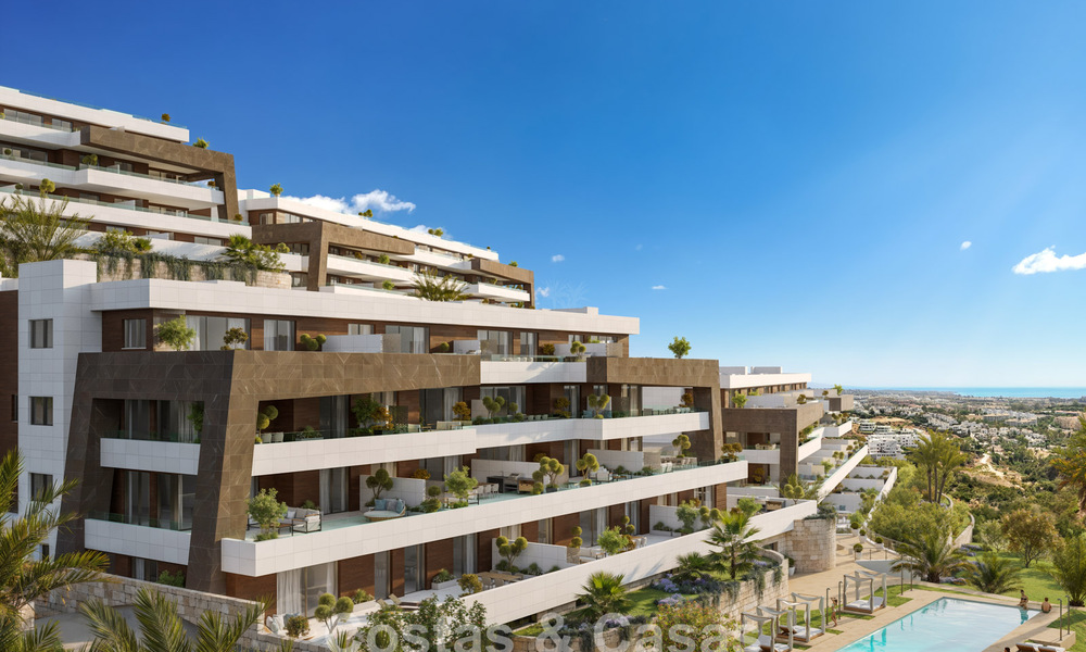 Proyecto exclusivo de apartamentos modernos en venta en la Nueva Milla de Oro entre Marbella y Estepona 776153