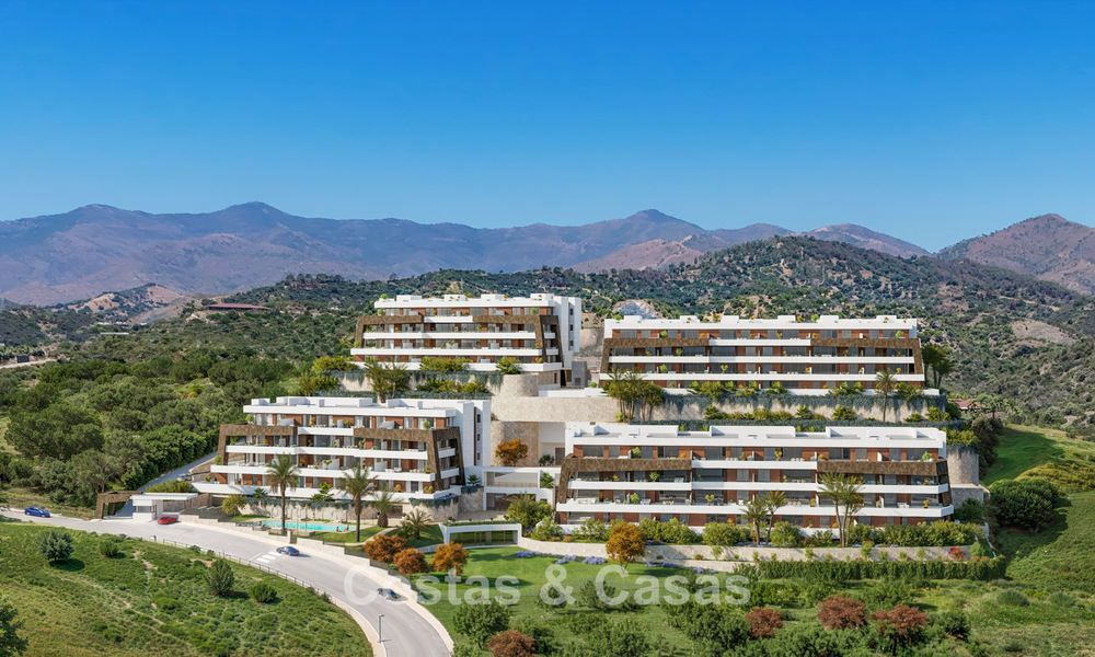 Proyecto exclusivo de apartamentos modernos en venta en la Nueva Milla de Oro entre Marbella y Estepona 776154