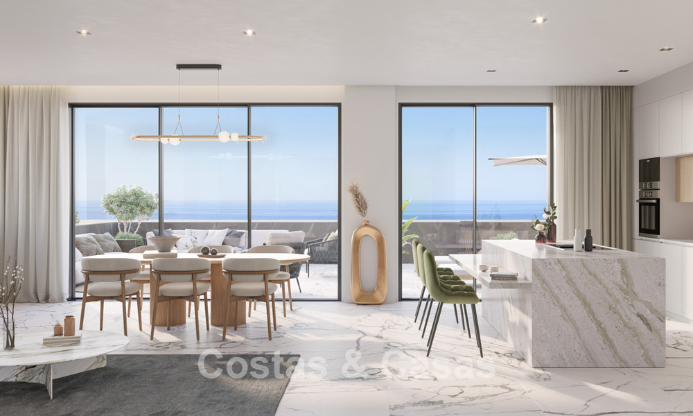 Proyecto exclusivo de apartamentos modernos en venta en la Nueva Milla de Oro entre Marbella y Estepona 776156