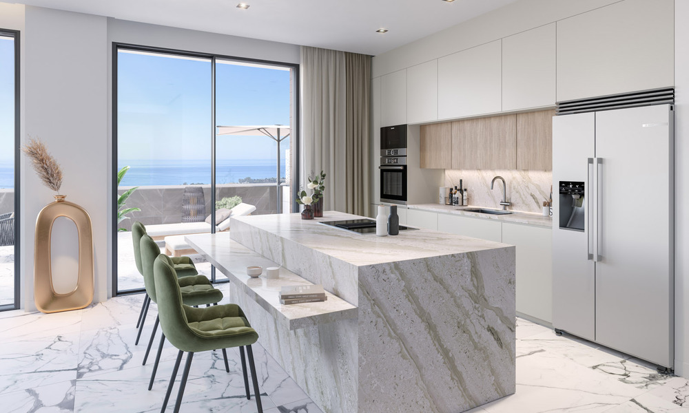 Proyecto exclusivo de apartamentos modernos en venta en la Nueva Milla de Oro entre Marbella y Estepona 776162
