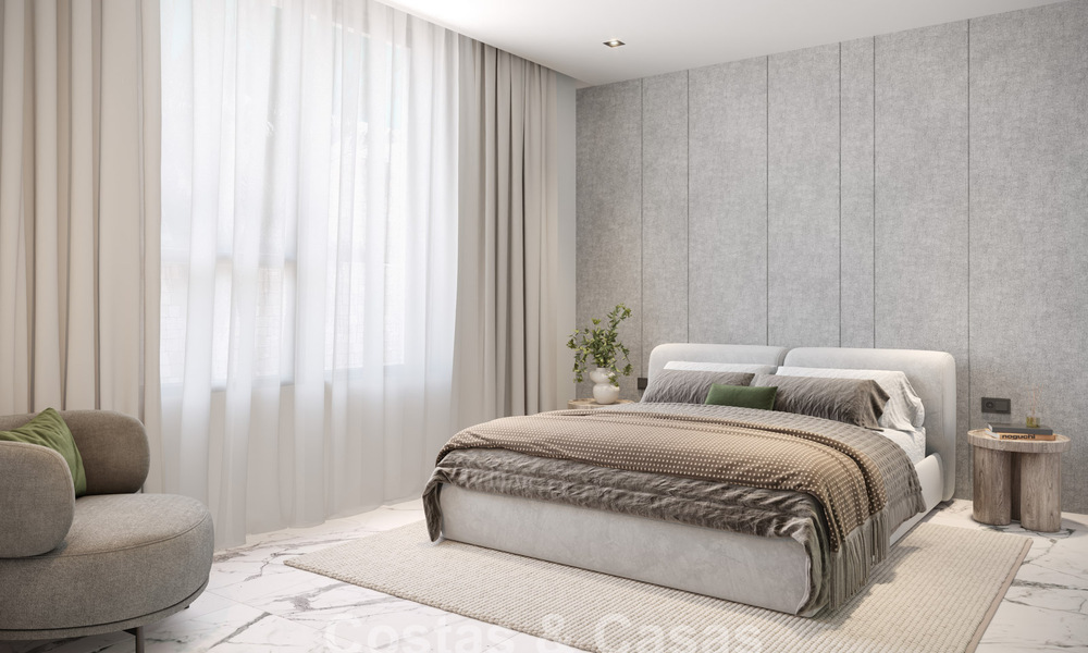 Proyecto exclusivo de apartamentos modernos en venta en la Nueva Milla de Oro entre Marbella y Estepona 776163