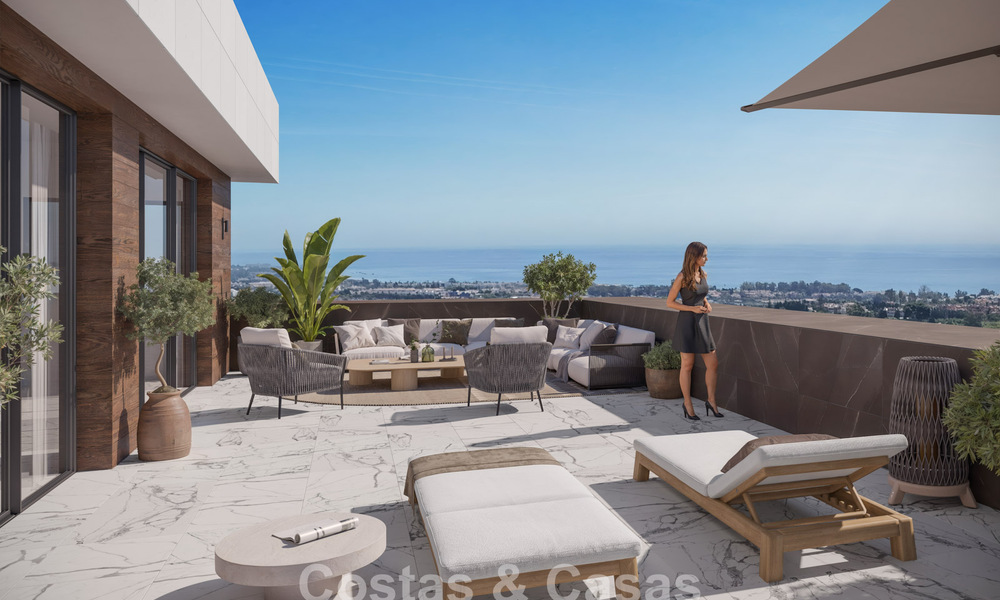 Proyecto exclusivo de apartamentos modernos en venta en la Nueva Milla de Oro entre Marbella y Estepona 776165