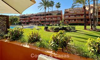 Apartamento en planta baja cerca de la playa en venta a poca distancia de la playa y Puerto Banús, Marbella 776361 